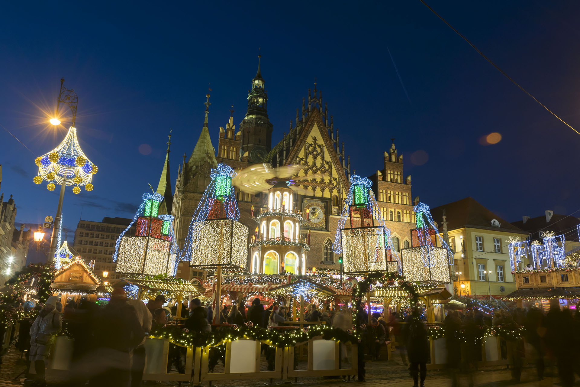 Christmas Market in Wroclaw Poland Europe 2024 video